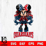 Cleveland Guardians Beauty Minnie Mouse Svg Eps Dxf Png File, Digital Download, Instant Download