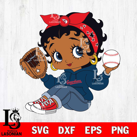 Cleveland Guardians Betty Boop MLB Svg Eps Dxf Png File,MLB svg, Digital Download, Instant Download