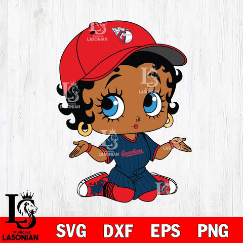 Cleveland Guardians Betty Boop MLB 6 Svg Eps Dxf Png File,MLB svg, Digital Download, Instant Download
