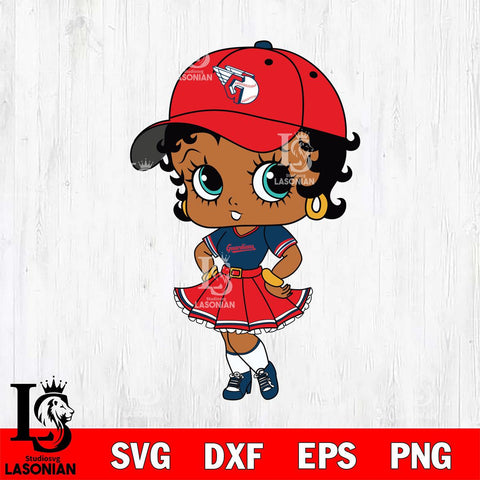 Cleveland Guardians Betty Boop MLB 8 Svg Eps Dxf Png File,MLB svg, Digital Download, Instant Download