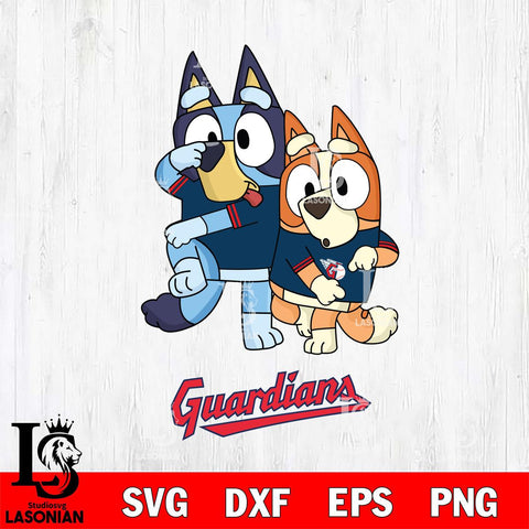 Cleveland Guardians Bluey Chilli Dance Mode Svg Eps Dxf Png File, Digital Download, Instant Download