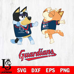 Cleveland Guardians Bluey Dance Svg Eps Dxf Png File, Digital Download, Instant Download