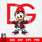 Cleveland Guardians Dolce And Gabbana Donald Duck Disney Svg Eps Dxf Png File, Digital Download, Instant Download