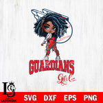 Cleveland Guardians Fan Girl Svg Eps Dxf Png File, Digital Download, Instant Download
