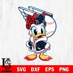 Cleveland Guardians Fancy Daisy Duck Disney Svg Eps Dxf Png File, Digital Download, Instant Download