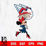 Cleveland Guardians Fancy Minnie Svg Eps Dxf Png File, Digital Download, Instant Download