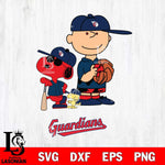 Cleveland Guardians Peanuts baseball Svg Eps Dxf Png File, MLB File Cut,Digital Download,Instant Download,MLB Svg Files