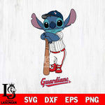 Cleveland Guardians Stitch Baseball bat SVG DXF EPS PNG FILE, MLB File Cut, Digital Download,Instant Download, Silhouette, Stitch Cricut