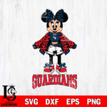 Cleveland Guardians Style Minnie Disney Svg Eps Dxf Png File, Digital Download, Instant Download