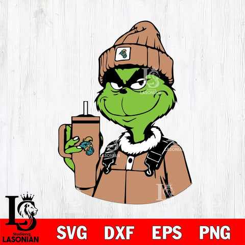 Coastal Carolina Chanticleers Boujee Grinch 2 Svg Eps Dxf Png File, Digital Download, Instant Download