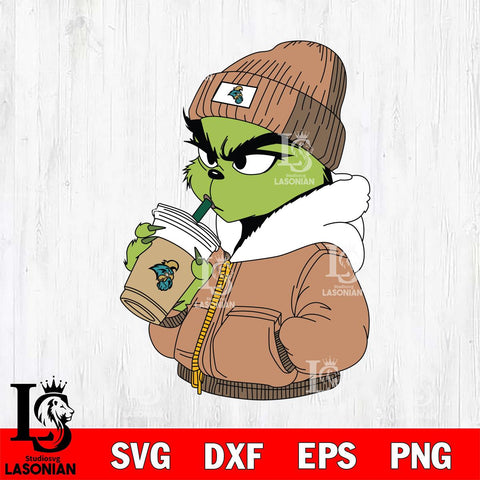 Coastal Carolina Chanticleers Boujee Grinch 6 Svg Eps Dxf Png File, Digital Download, Instant Download