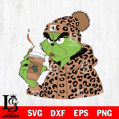 Coastal Carolina Chanticleers Boujee Grinch 8 Svg Eps Dxf Png File, Digital Download, Instant Download