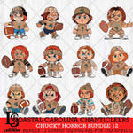 Coastal Carolina Chanticleers Chucky Horror Bundle 12 SVG Eps Dxf Png File, Bundle NCAA svg, Digital Download, Instant Download