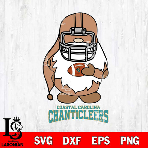 Coastal Carolina Chanticleers Gnomes Christmas Svg Eps Dxf Png File, Digital Download, Instant Download