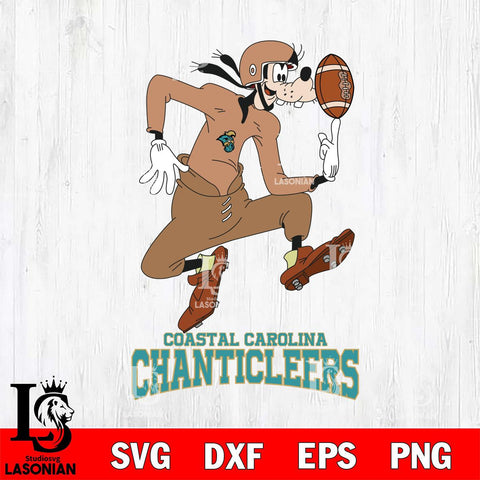 Coastal Carolina Chanticleers Goofy Circus Football SVG DXF EPS PNG FILE,NCAA svg ,Football Digital Download,Instant Download, Silhouette