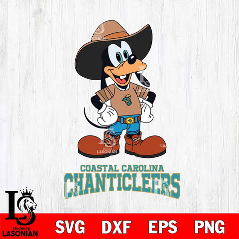 Coastal Carolina Chanticleers Goofy Cowboy Sport SVG DXF EPS PNG FILE,NCAA svg ,Football Digital Download,Instant Download, Silhouette