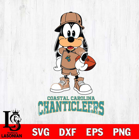 Coastal Carolina Chanticleers Goofy rugby SVG DXF EPS PNG FILE,NCAA svg ,Football Digital Download,Instant Download, Silhouette