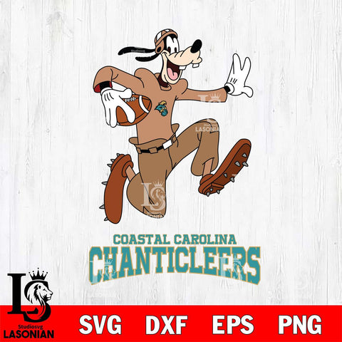 Coastal Carolina Chanticleers Goofy rugby Sport SVG DXF EPS PNG FILE,NCAA svg ,Football Digital Download,Instant Download, Silhouette
