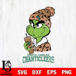 Coastal Carolina Chanticleers Grinch Bougie Leopard Svg Eps Dxf Png File, Digital Download, Instant Download