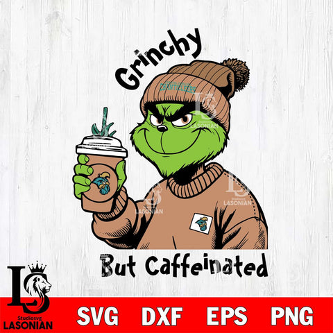 Coastal Carolina Chanticleers Grinchy But Caffeinated Svg Eps Dxf Png File, Digital Download, Instant Download