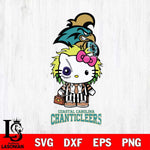 Coastal Carolina Chanticleers Hello Kitty Horror 8 Svg Eps Dxf Png File, Digital Download