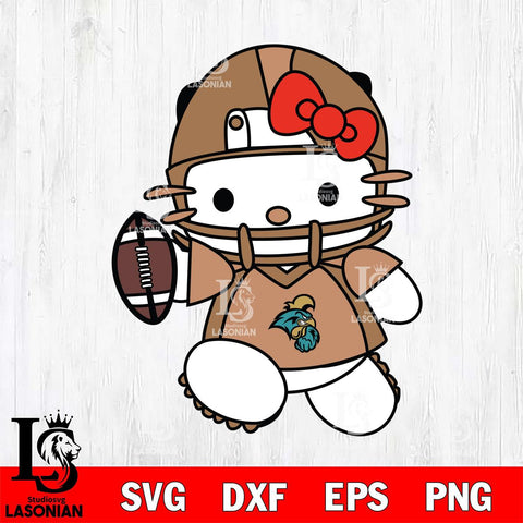 Coastal Carolina Chanticleers Hello Kitty sport 11 Svg Eps Dxf Png File, NCAA svg, Digital Download, Instant Download