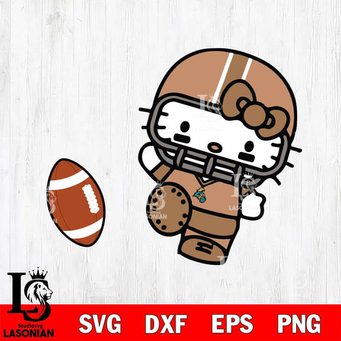 Coastal Carolina Chanticleers Hello Kitty sport 12 Svg Eps Dxf Png File, NCAA svg, Digital Download, Instant Download