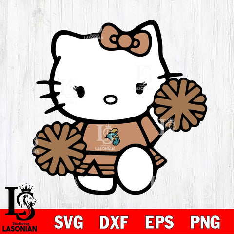 Coastal Carolina Chanticleers Hello Kitty sport 4 Svg Eps Dxf Png File, NCAA svg, Digital Download, Instant Download