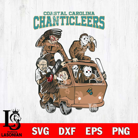 Coastal Carolina Chanticleers Jason Voorhees Horror 10 Svg Eps Dxf Png File, NCAA svg, Digital Download, Instant Download