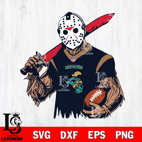 Coastal Carolina Chanticleers Jason Voorhees Horror 11 Svg Eps Dxf Png File, NCAA svg, Digital Download, Instant Download