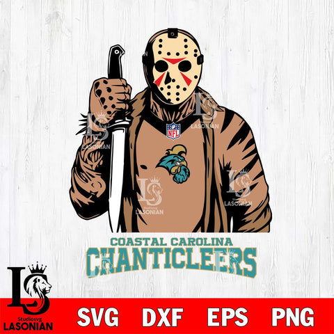 Coastal Carolina Chanticleers Jason Voorhees Horror 3 Svg Eps Dxf Png File, NCAA svg, Digital Download, Instant Download