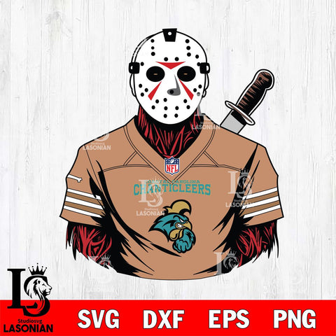 Coastal Carolina Chanticleers Jason Voorhees Horror 4 Svg Eps Dxf Png File, NCAA svg, Digital Download, Instant Download