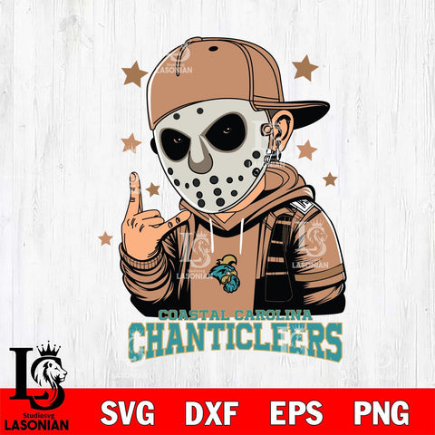 Coastal Carolina Chanticleers Jason Voorhees Horror 9 Svg Eps Dxf Png File, NCAA svg, Digital Download, Instant Download