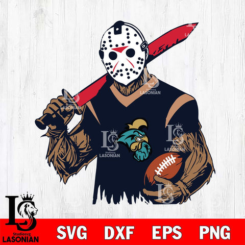 Coastal Carolina Chanticleers Jason Voorhees Horror Halloween 2 Svg Eps Dxf Png File, NCAA svg, Digital Download, Instant Download