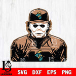 Coastal Carolina Chanticleers Michael Myers Horror Halloween Svg Eps Dxf Png File, NCAA svg, Digital Download, Instant Download