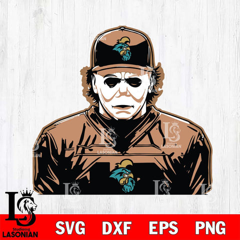Coastal Carolina Chanticleers Michael Myers Horror Halloween Svg Eps Dxf Png File, NCAA svg, Digital Download, Instant Download