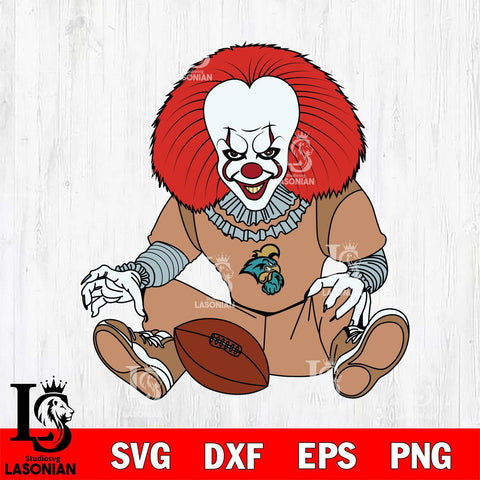 Coastal Carolina Chanticleers Pennywise Horror Sport 6 Svg Eps Dxf Png File, Digital Download