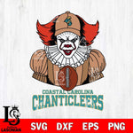 Coastal Carolina Chanticleers Pennywise Horror Sport 9 Svg Eps Dxf Png File, Digital Download