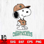 Coastal Carolina Chanticleers Snoopy Football sport SVG DXF EPS PNG FILE,Snoopy File Cut, NCAA Digital Download,Instant Download,Christmas Silhouette