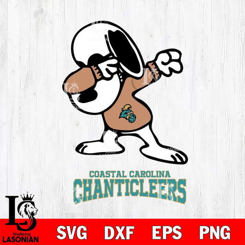 Coastal Carolina Chanticleers Snoopy Sport 3 Svg Eps Dxf Png File, Digital Download