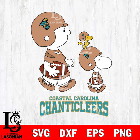 Coastal Carolina Chanticleers Snoopy Sport Svg Eps Dxf Png File, Digital Download
