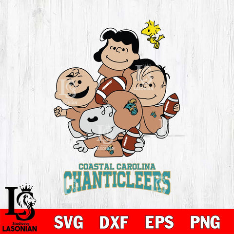 Coastal Carolina Chanticleers Snoopy Sport 4 Svg Eps Dxf Png File, Digital Download