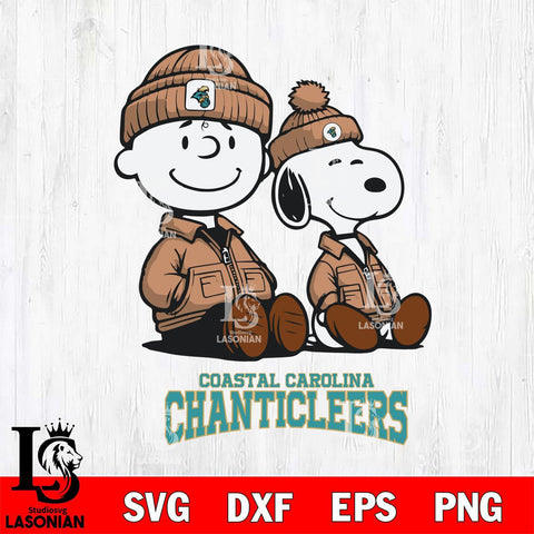 Coastal Carolina Chanticleers Snoopy Sport 6 Svg Eps Dxf Png File, Digital Download