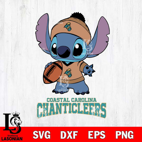 Coastal Carolina Chanticleers Stitch Disney, Svg Eps Dxf Png File, Digital Download