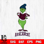 Colorado Avalanche Grinch Leopard Coffee Svg Eps Dxf Png File, Digital Download, Instant Download