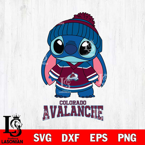 Colorado Avalanche Stitch NHL Hockey SVG DXF EPS PNG FILE,NHL File Cut,Disney Digital Download,Instant Download, Silhouette