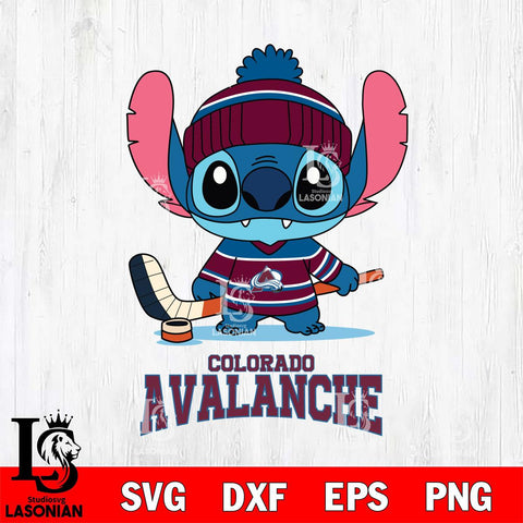 Colorado Avalanche Stitch Sport NHL Hockey SVG DXF EPS PNG FILE,NHL File Cut,Disney Digital Download,Instant Download, Silhouette