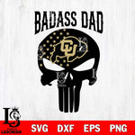 Colorado Buffaloes Badass Dad Svg Eps Dxf Png File, Digital Download, Instant Download