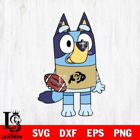 Colorado Buffaloes Bluey 2 Svg Eps Dxf Png File, Digital Download, Instant Download