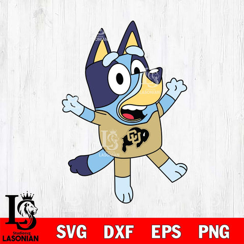 Colorado Buffaloes Bluey 3 Svg Eps Dxf Png File, Digital Download, Instant Download
